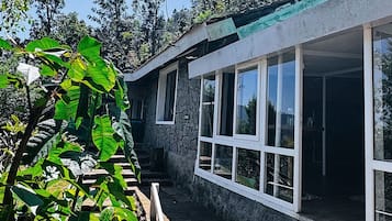 Façana frontal de l'allotjament