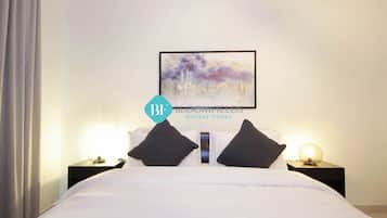 2 bedrooms, in-room safe, iron/ironing board, free WiFi
