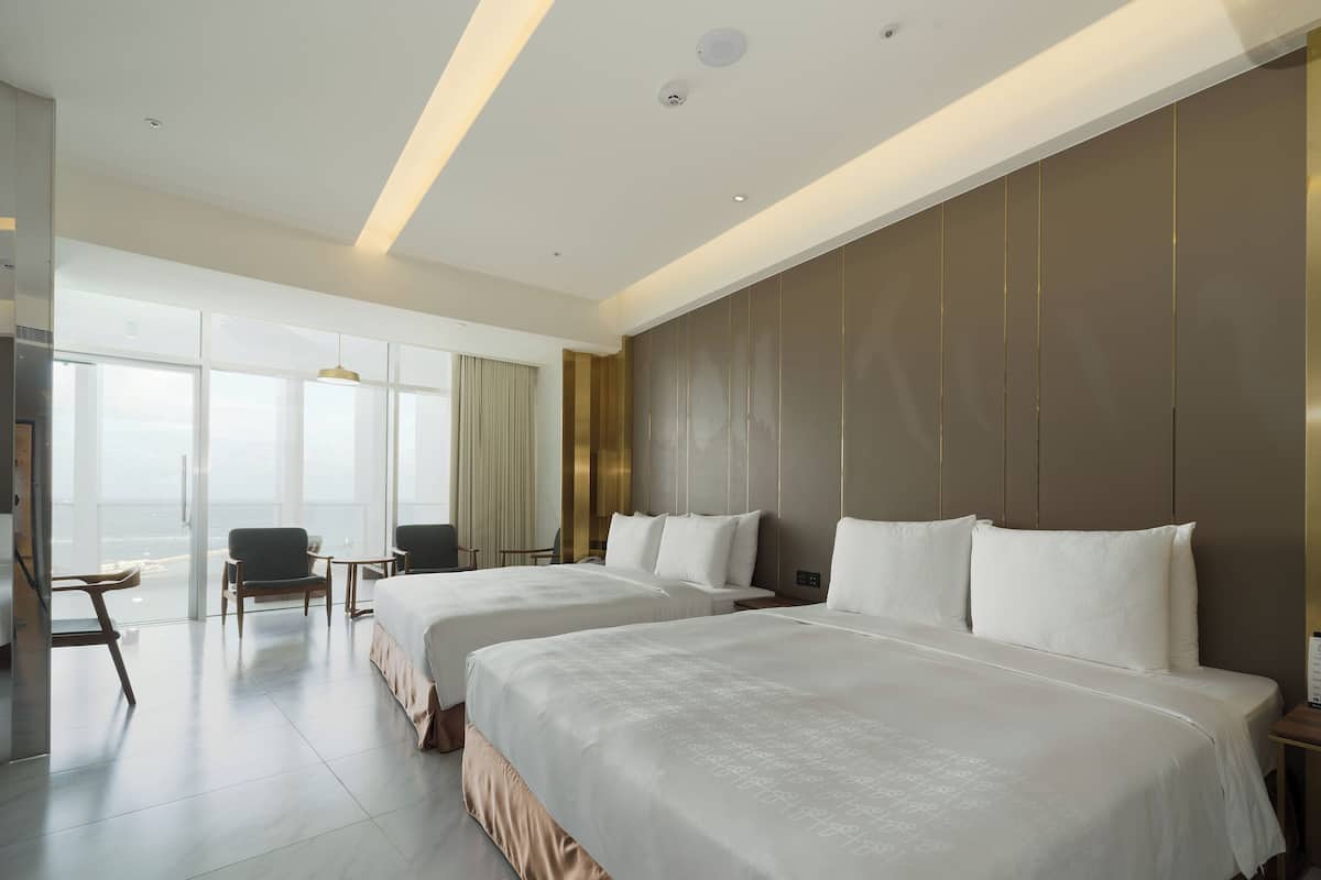 Exclusive Quadruple Room, Bathtub, Ocean View | Desk, blackout curtains, iron/ironing board, free WiFi