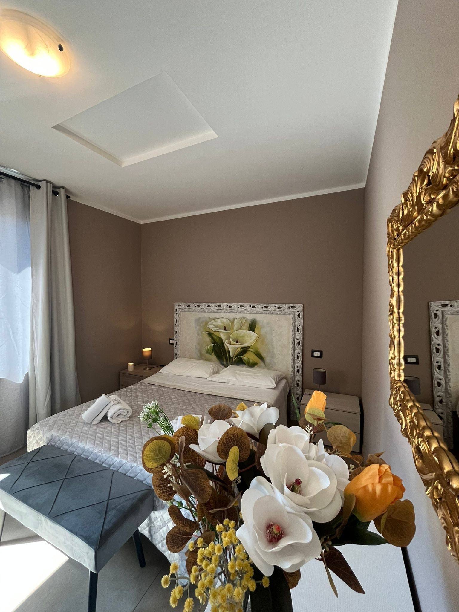 Blackout curtains, iron/ironing board, free WiFi, bed sheets