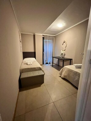 1 bedroom, blackout curtains, iron/ironing board, free WiFi