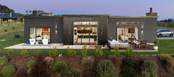 A stunning modern home in a rural setting just a short drive to Mapua village