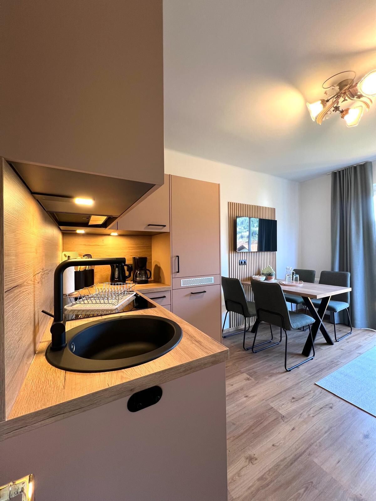 Kühlschrank, Herdplatte, Geschirrspüler