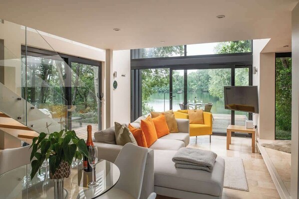 TV, fireplace, offices