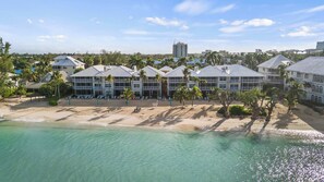 Accommodatie ligt op het strand