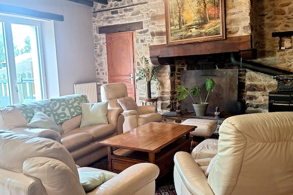 TV connectée, cheminée