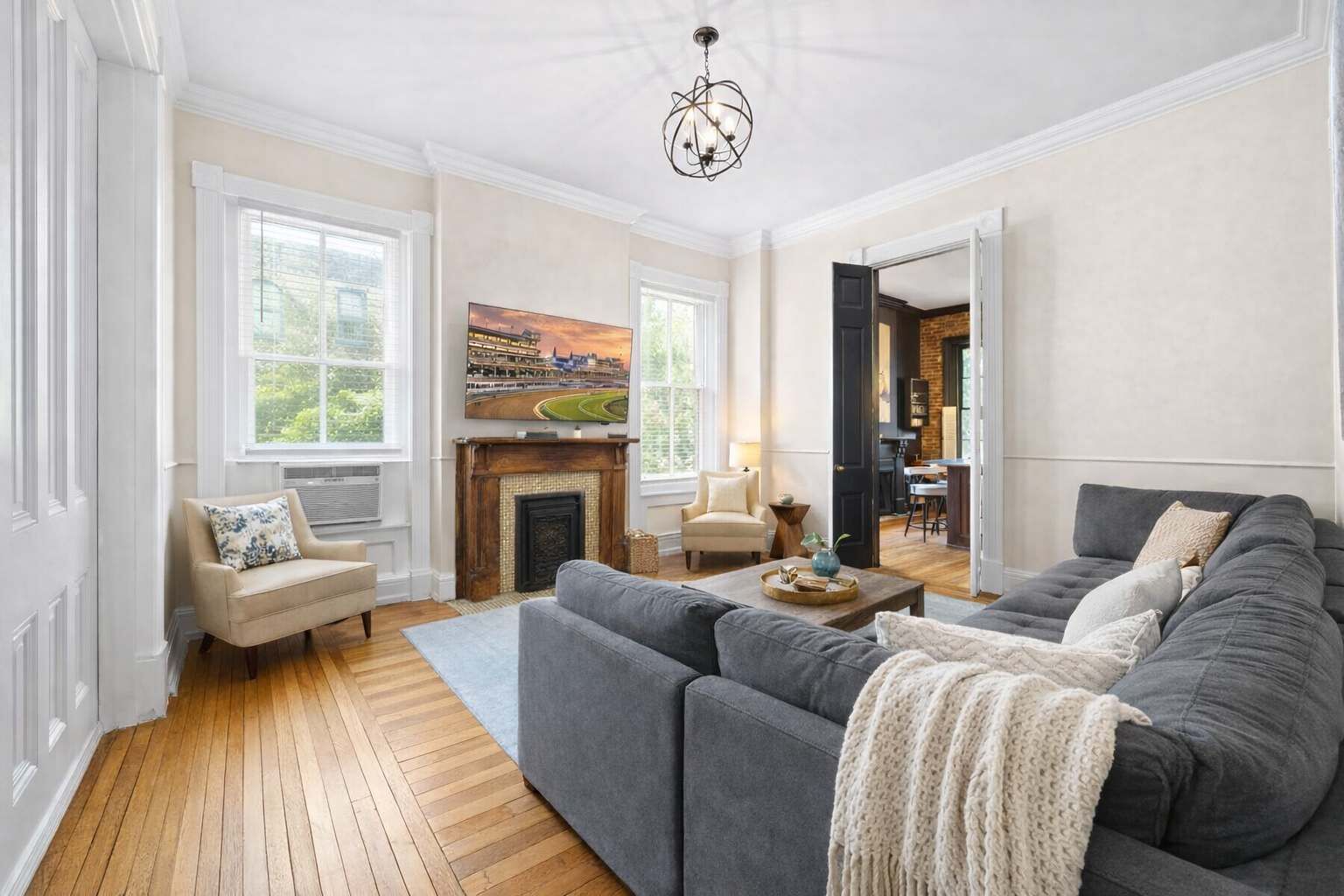 TV, table football, offices