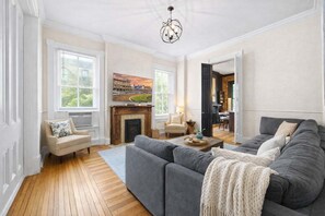 TV, foosball, offices