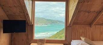Shelter with ocean view