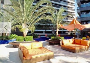 Apartamento básico | Terraço/pátio