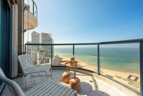 Apartment, Meerblick | Balkon