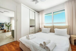 Apartment, Sea View | 1 bedroom, iron/ironing board, free WiFi