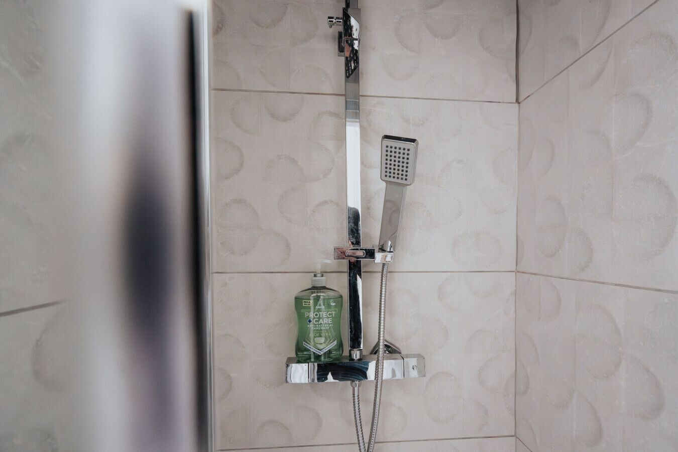 Hair dryer, towels