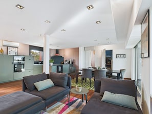 TV, fireplace, DVD player - Superb villa  with its feet in the water (Plouguerneau)