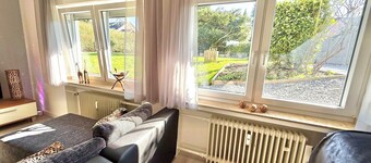 Cozy apartment with a view of the countryside near the trade fair