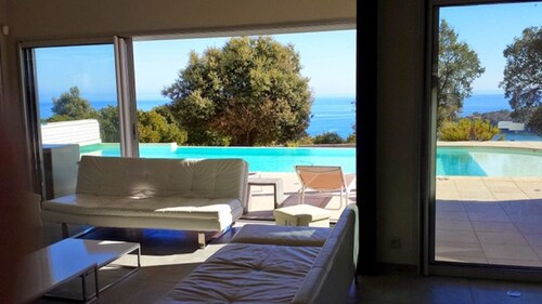 Villa "Gecko" private pool sea view, beach 700 m - Favone (Corse du sud)
