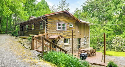 Fire Pit + Views: Blue Ridge Mountain Cabin!