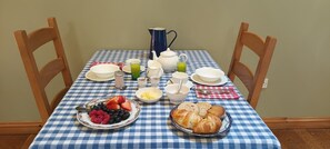 Petit déjeuner continental compris tous les jours