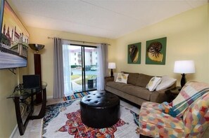 Condo, 2 Bedrooms | Living area | Smart TV