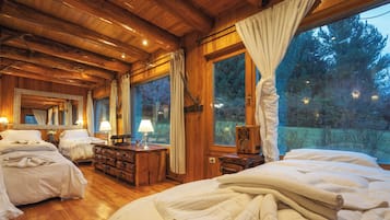 Exclusive Cabin | 3 bilik tidur, cadar kapas Mesir, peralatan tempat tidur premium