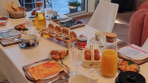 Kontinental frokost er inkludert hver dag