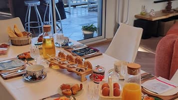 Kontinental frokost er inkludert hver dag