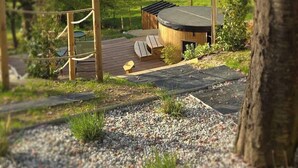 Utendørs boblebad
