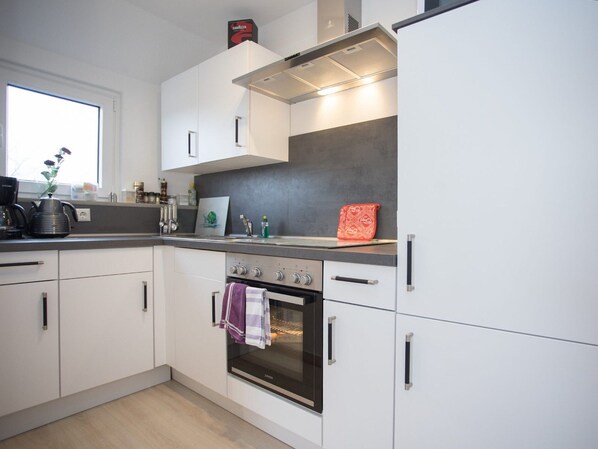Lejlighed | Privat køkken | Højstol