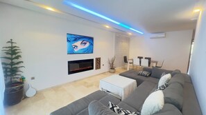 Living area - Prestigia residence mini-villa overlooking the pool and golf course with 24-hour security (Marrakech)