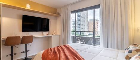 1 makuuhuone, silitysrauta/-lauta, ilmainen Wi-Fi, vuodevaatteet