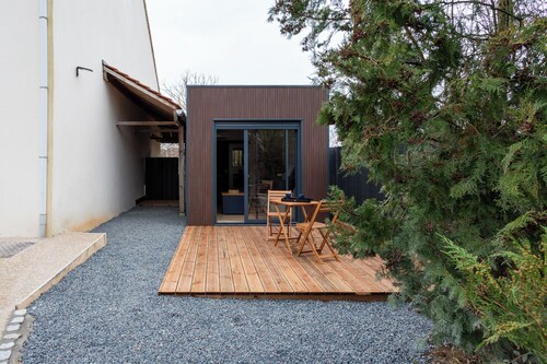 Chez LilYves
Tiny House toute équipée, cosy, au calme proche forêt et balades