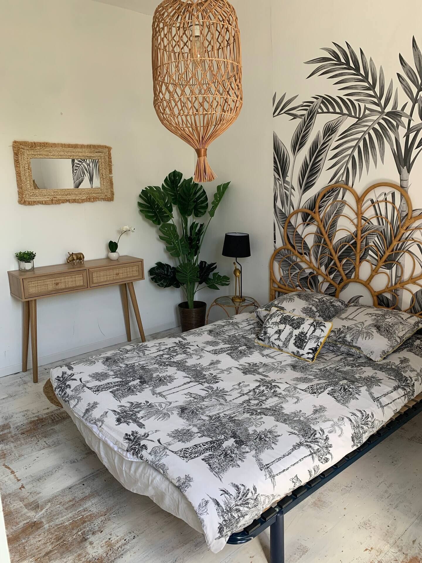 2 chambres, bureau, Wi-Fi, draps fournis