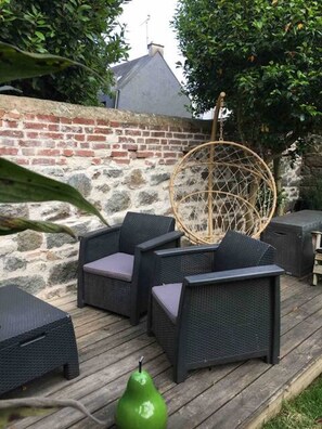 Terrace/patio - Hypercentre family home in a quiet neighborhood: ideal for visiting. (Saint-Brieuc)