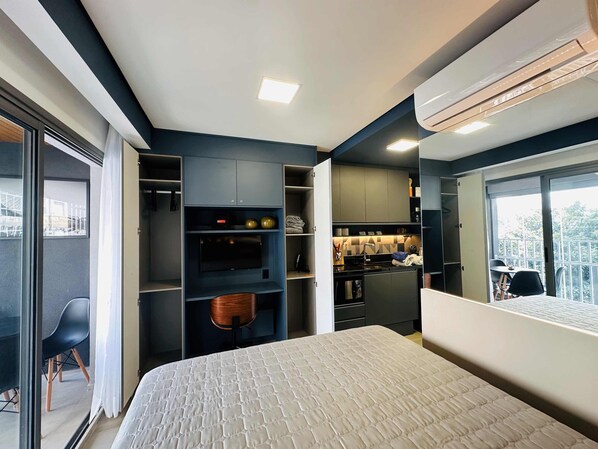 1 bedroom, desk, iron/ironing board, free WiFi