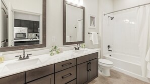 Bathroom - Landing | Amazing 1BD, Gym, Courtyard (Denton)