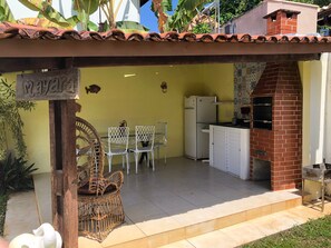 Outdoor dining - House in Guarajuba in Paradise (Guarajuba Camaçari)