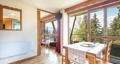 Apartment with large balcony on top floor, lovely view close to the slopes