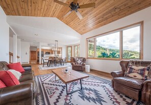 Smart TV, fireplace, printers