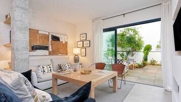 TV connectée, cheminée