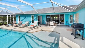 A heated pool - Orange Cove, heated Pool, Oasis of calm - Look (Cape Coral)