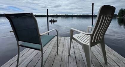 Spacious TWO Units, 6-bedroom estate  on beautiful Bonny Eagle Pond