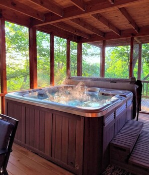 Bubbelpool inomhus