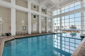 Indoor pool, a heated pool