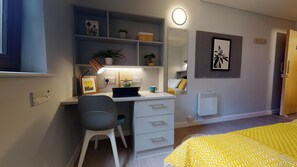 Single Room, Non Smoking | Blackout drapes, free WiFi, bed sheets - Daisy Bank - Campus Accommodation (Manchester)