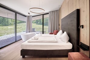 Chalet de lujo, vistas a la montaña | Caja fuerte, cortinas opacas, sistema de insonorización