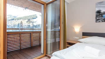 Classic-Apartment, Balkon, Bergblick | Balkon