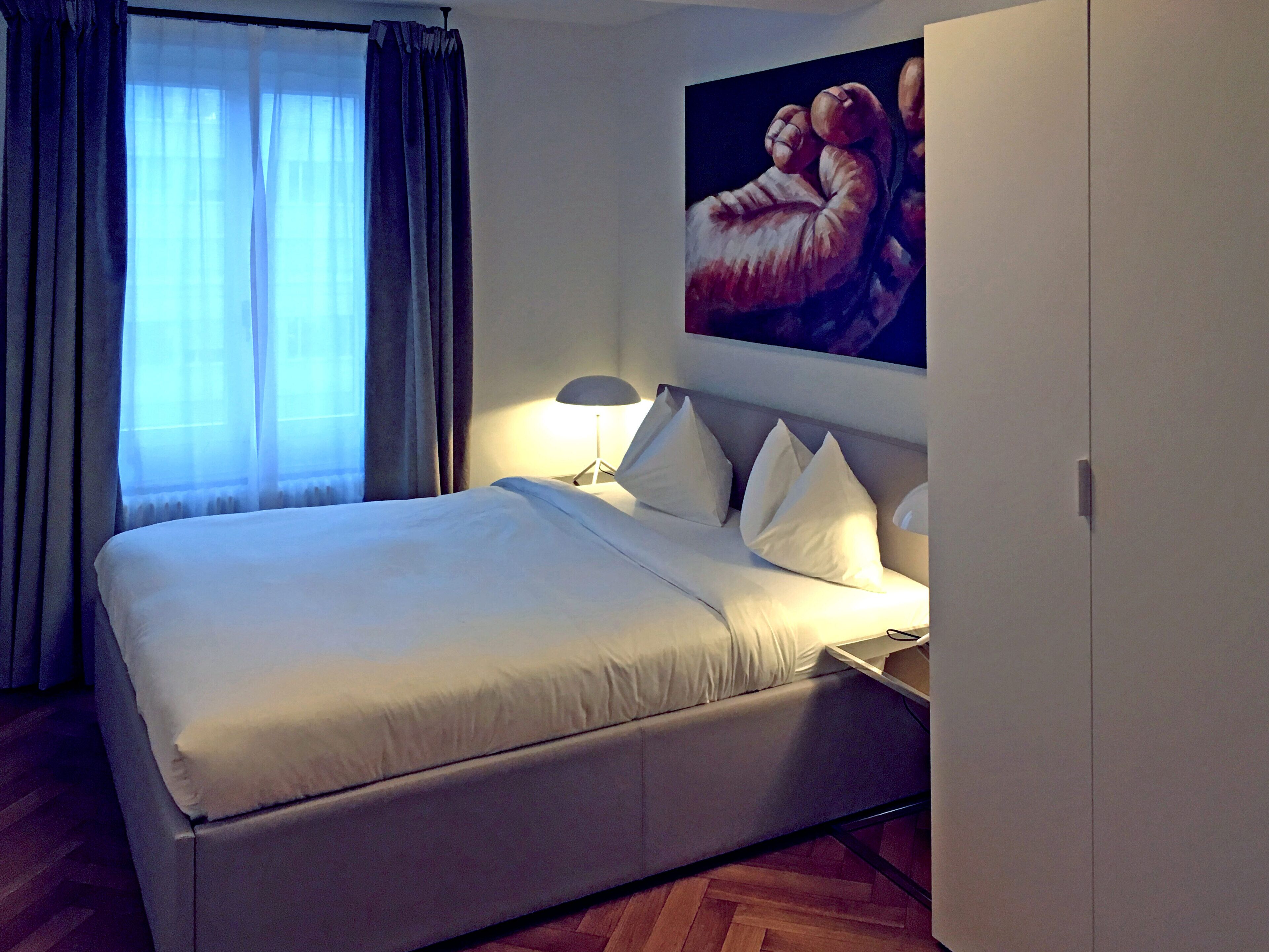 Senior Apartment, 2 Bedrooms | 2 bedrooms, desk, laptop workspace, iron/ironing board