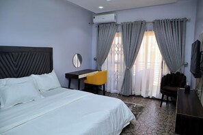 Economy Apartment, Balcony, City View | 1 bedroom, desk, laptop workspace, blackout curtains - Carter's Luxury Apartment  (Lekki)