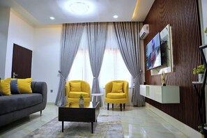 Economy Apartment, Balcony, City View | Living area - Carter's Luxury Apartment  (Lekki)