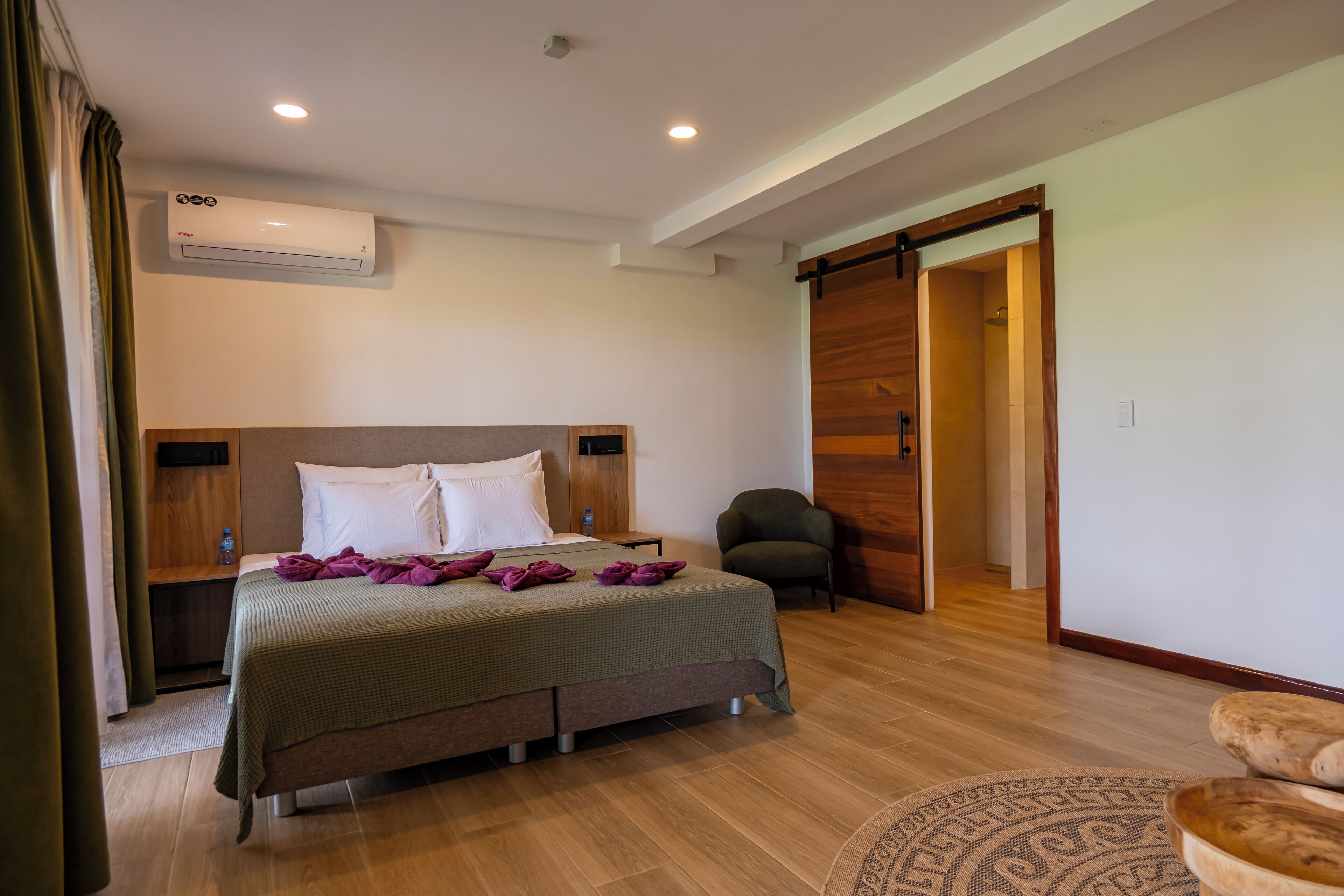Premium Room, Lanai | In-room safe, desk, free WiFi, bed sheets